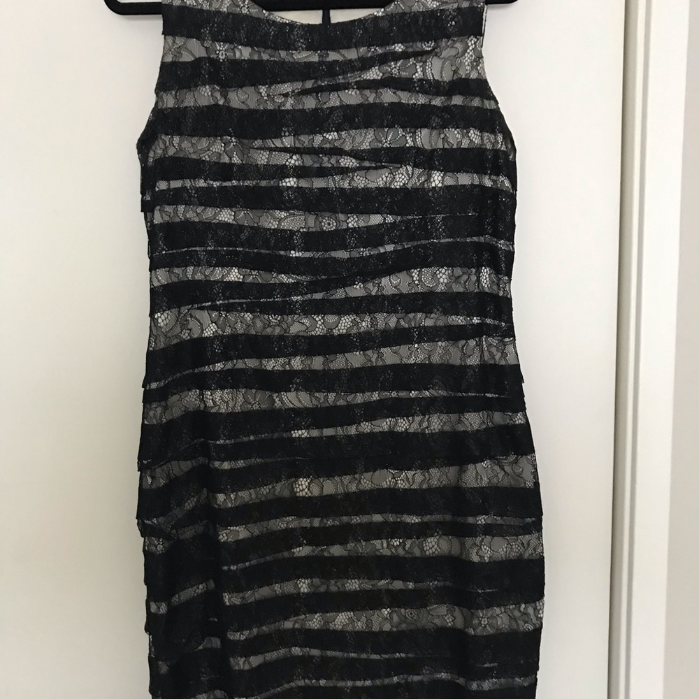 Calvin Klein Sleeveless Lace Dress - Picture 3 of 5